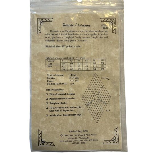 Quilters Teddy Bear Pattern Iron-On Templates Alicias Attic Prairie Christmas u - Picture 6 of 12